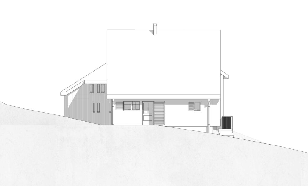Nordfassade - Raum und Plan – Grundrisse von en Öserige entdecken